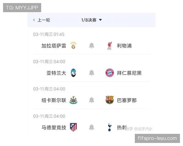 欧冠联赛淘汰赛